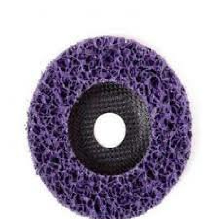 Cutting & Abrasives 3M | 3M™ Scotch-Brite™ Clean And Strip Disc Pro Xt-Dc 125Mm X 22Mm Grinder Purple