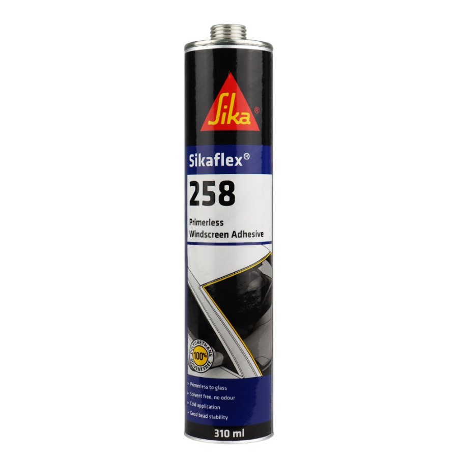 Adhesives & Sealants Sika Adhesives | Sika Sikatitan 258 Primerless Windscreen Adhesive 310Ml Black