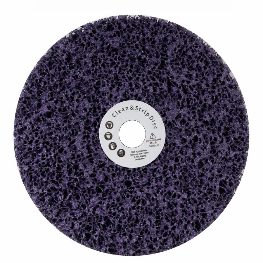 Cutting & Abrasives 2Spray | 2Spray Purple Clean And Strip Disc 180Mm Ps.Stripwheel7