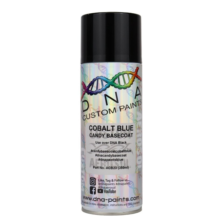 Paint DNA Paints Top Coats | Dna Paints Candy Basecoat Spray Paint 350Ml Aerosol Candy Cobalt Blue