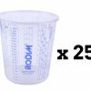 Painting Tools Rodim Measuring Cups | Basf Rodim Calibrated Graduated Paint Mixing Cups 1900Ml X 25 Pack