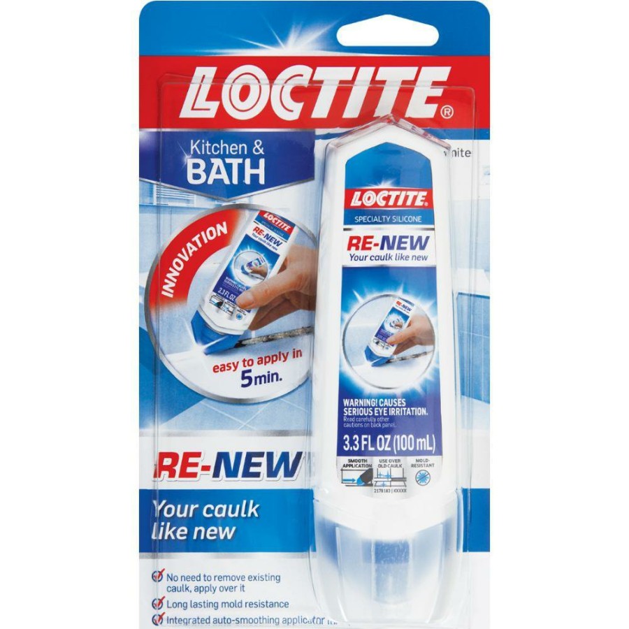 Prep & Repair Loctite | Loctite White Renew Specialty Silicone Bathroom Show Kitchen Seals 100Ml