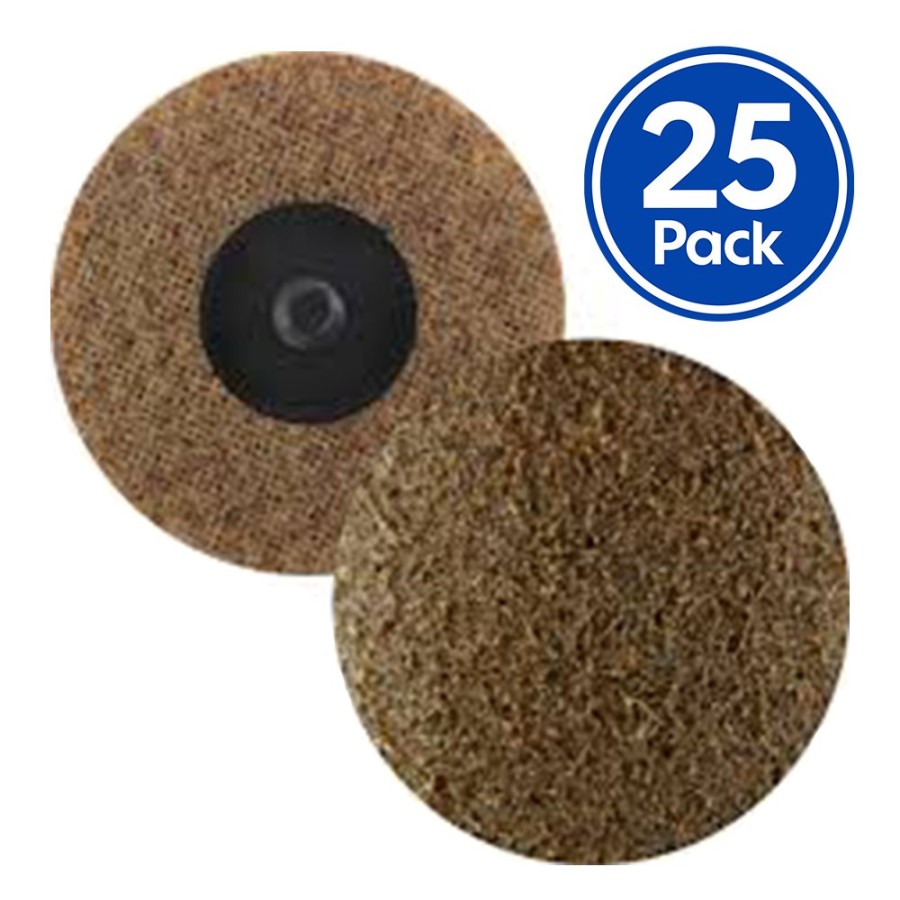 Cutting & Abrasives Abrasiflex | Bibielle Surface Conditioning Disc 76Mm (3 Inch) Coarse Brown Roloc X 25 Pack