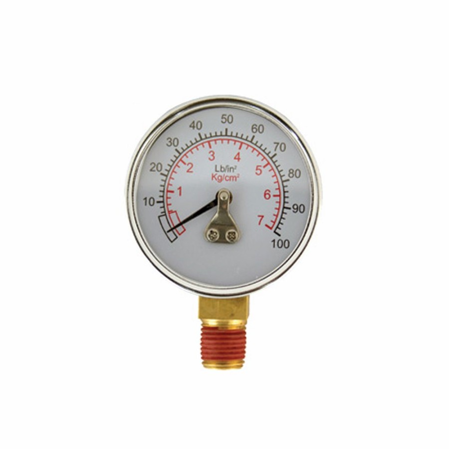 Spray Guns Workquip Pressure Pot | Workquip Pressure Pot Bottom Gauge 1/4" 100Psi Replacement Part 06364-Bp