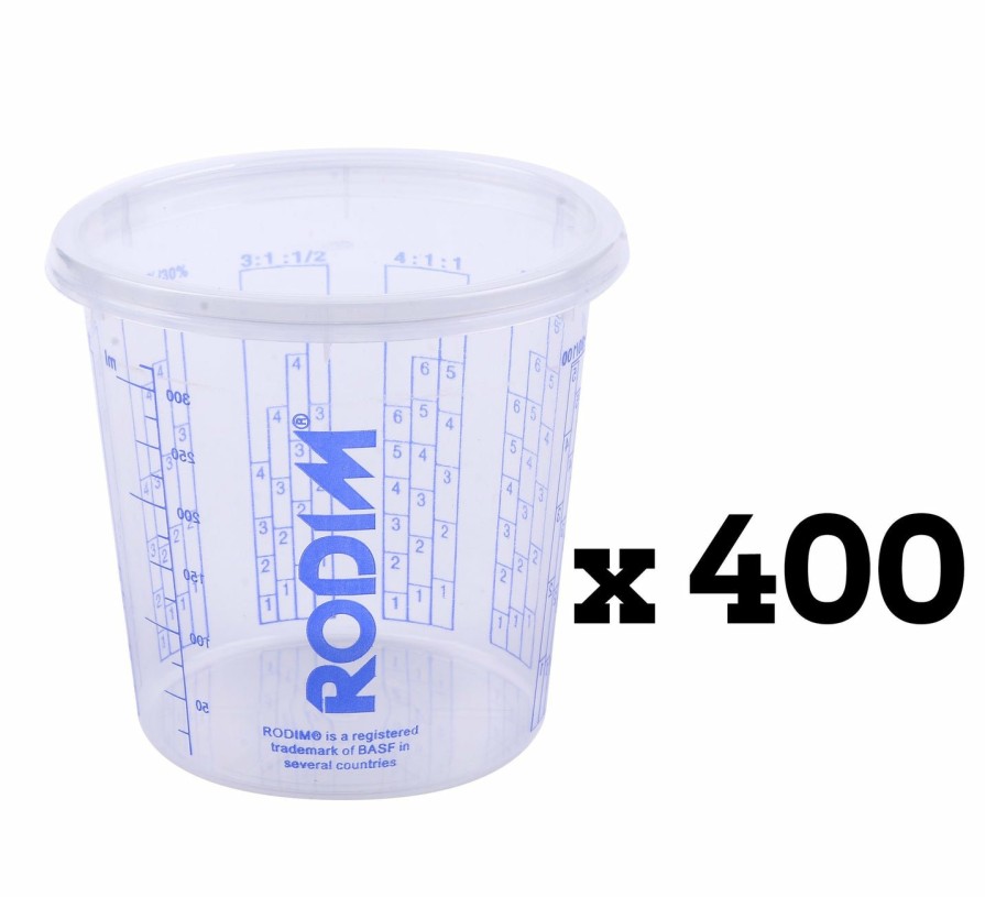 Painting Tools Rodim Measuring Cups | Rodim Calibrated Graduated Automotive Paint Mixing Cups 400Ml X 400 Basf