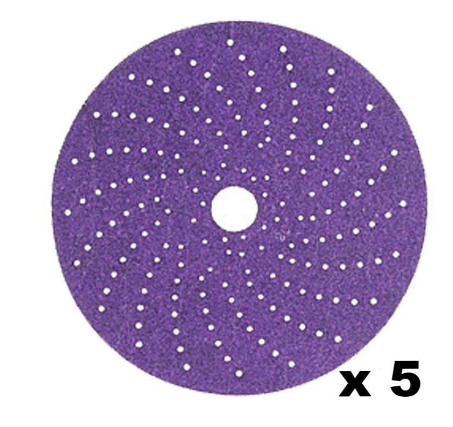 Cutting & Abrasives 3M Discs | 3M Cubitron Ii Clean Sanding Hookit Abrasive Disc 6 Inch 120+ Grade 31372 X 5