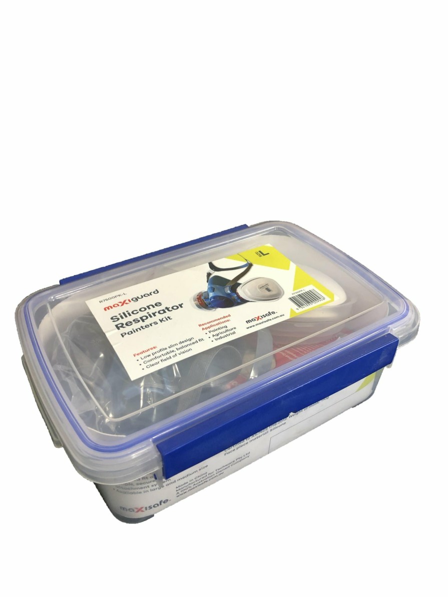 Safety Maxisafe Respirators | Maxisafe Painters Silicone Respirator Kit Large