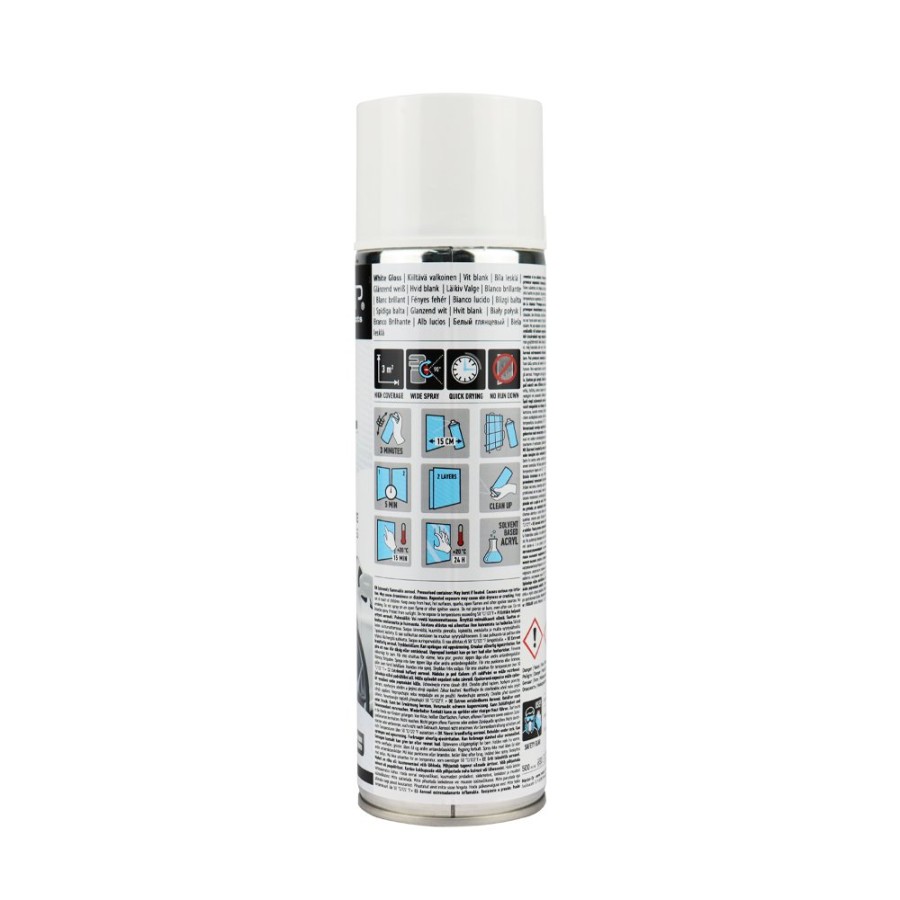 Paint Car-Rep Top Coats | Car-Rep Professional Automotive Gloss Acrylic Aerosol 500Ml White X 2 Pack