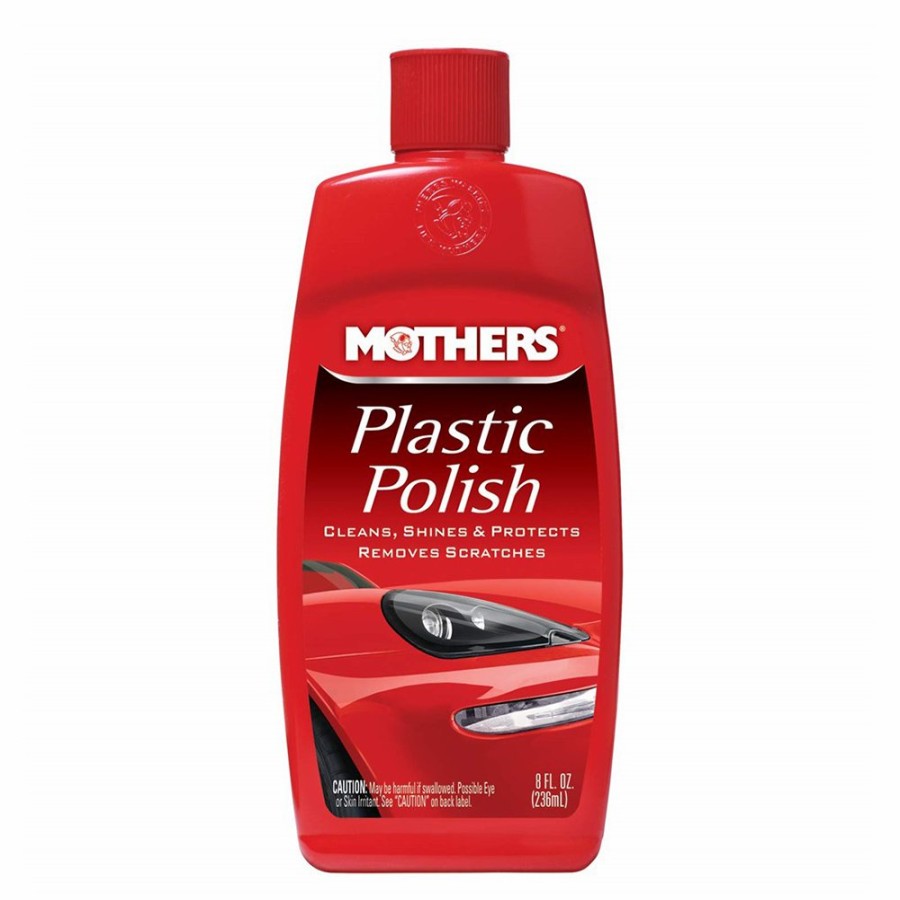 Car Care Mothers Bumper & Trim | Mothers Plastic Polish 236Ml 656208 Clean Shine Protect Buffing Polishing