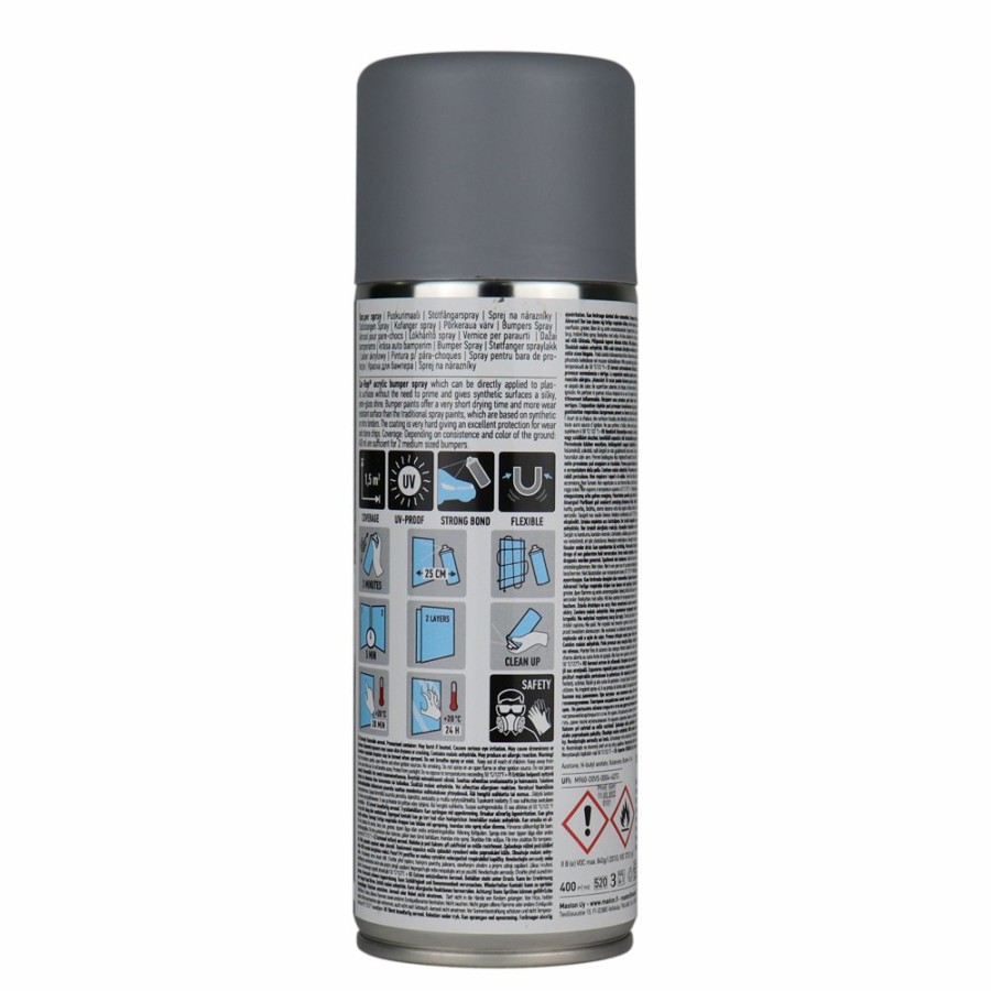 Paint Car-Rep Bumper & Trim | Car-Rep Automotive Primerless Bumper Spray 400Ml Light Grey