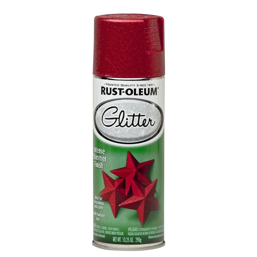 Paint Rust-Oleum Specialty | Rustoleum Specialty Glitter Spray Paint 290G Red