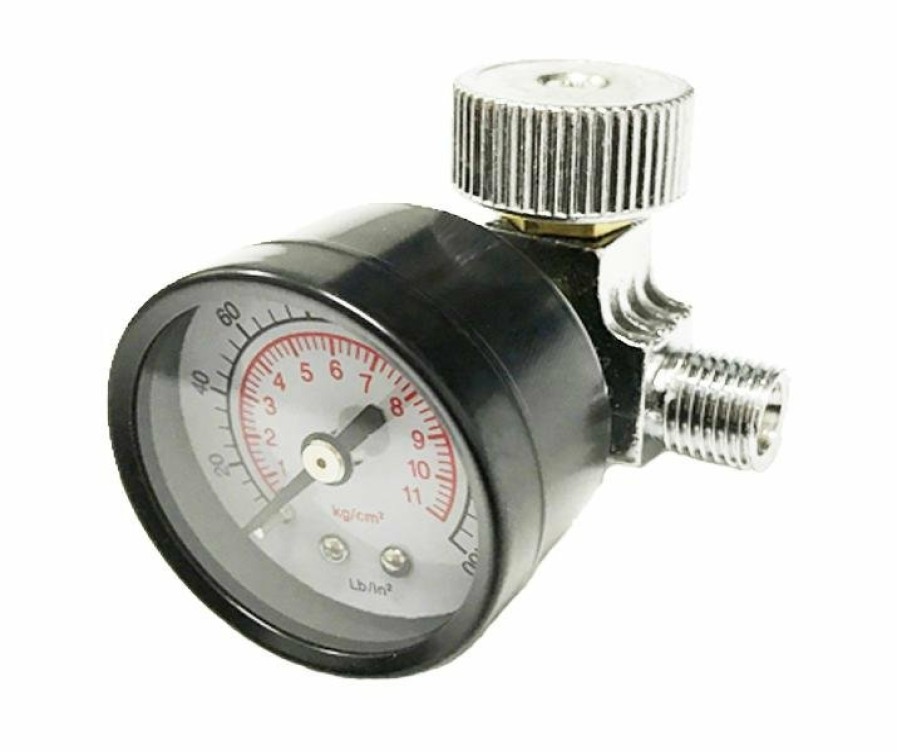 Spray Guns GRP Regulators & Gauges | Grp Air Regulator With 160Ps Gauge 1/4'' Suits All Spray Gun Sata Iwata Devilbiss